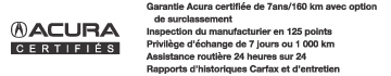 Véhicules d'occasion certifiés